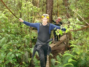 Hendrik going to the cave Hendrik going to the cave